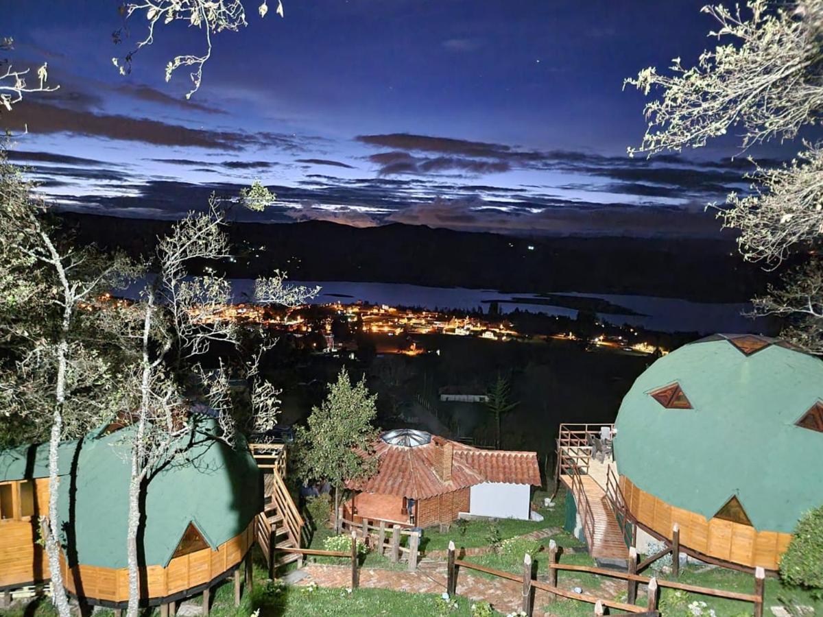 Glamping Sede Campestre Mirador De Pueblo Viejo Hotell Guatavita Eksteriør bilde