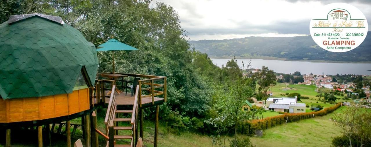 Glamping Sede Campestre Mirador De Pueblo Viejo Hotell Guatavita Eksteriør bilde