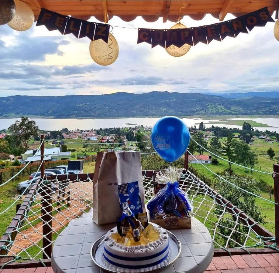 Glamping Sede Campestre Mirador De Pueblo Viejo Hotell Guatavita Eksteriør bilde