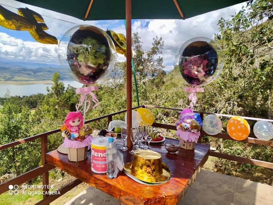 Glamping Sede Campestre Mirador De Pueblo Viejo Hotell Guatavita Eksteriør bilde