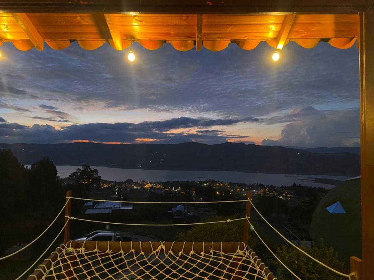 Glamping Sede Campestre Mirador De Pueblo Viejo Hotell Guatavita Eksteriør bilde