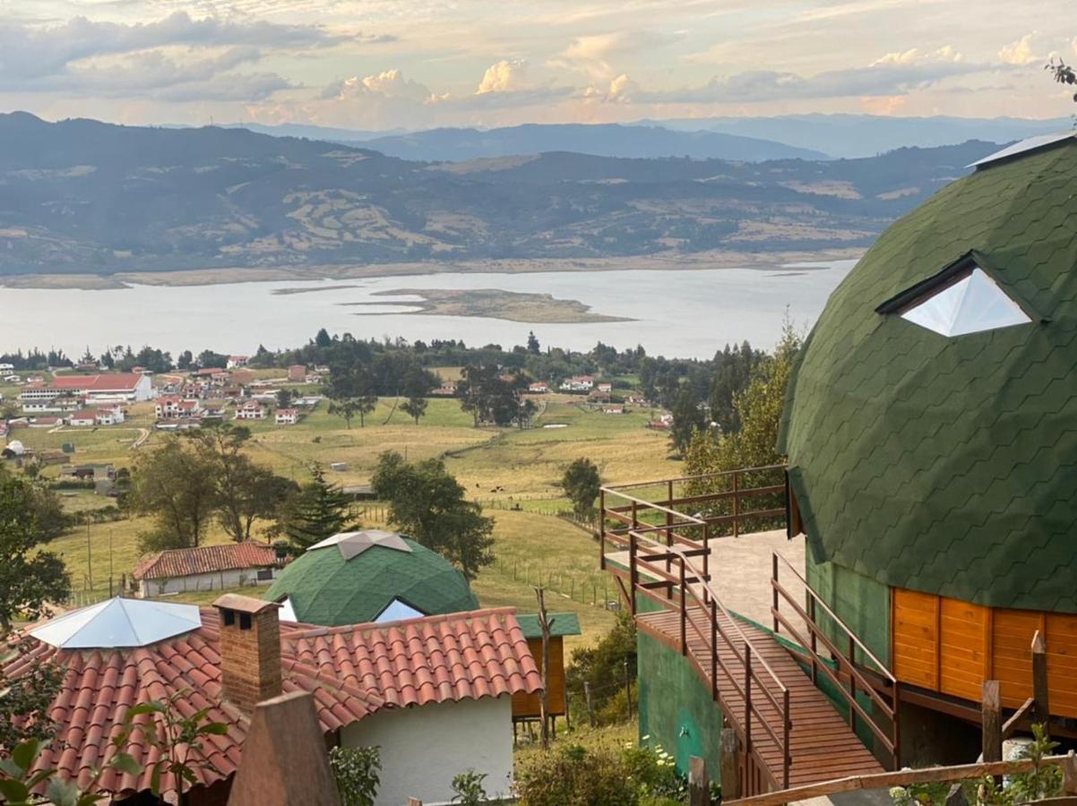 Glamping Sede Campestre Mirador De Pueblo Viejo Hotell Guatavita Eksteriør bilde