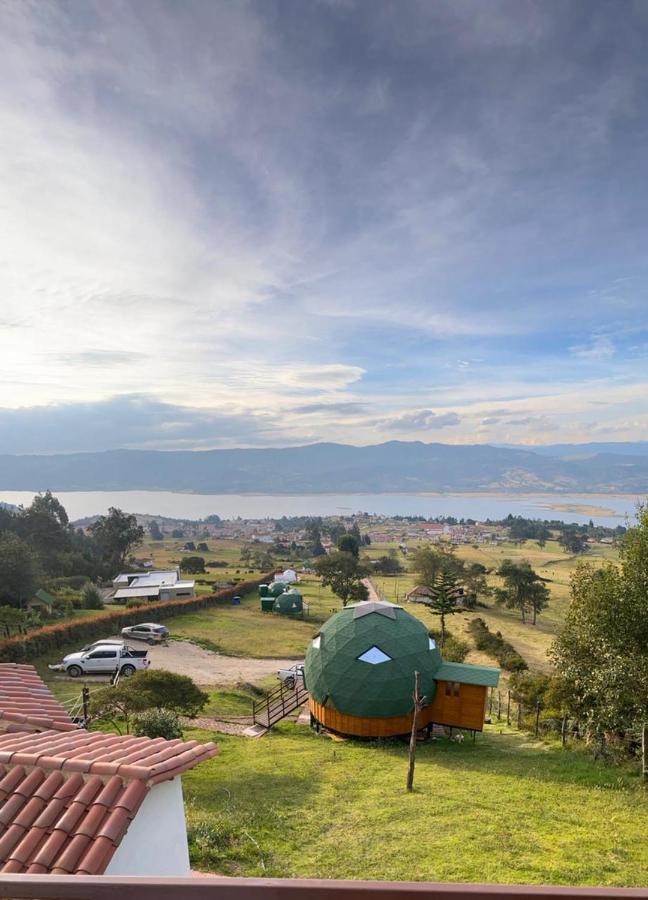 Glamping Sede Campestre Mirador De Pueblo Viejo Hotell Guatavita Eksteriør bilde