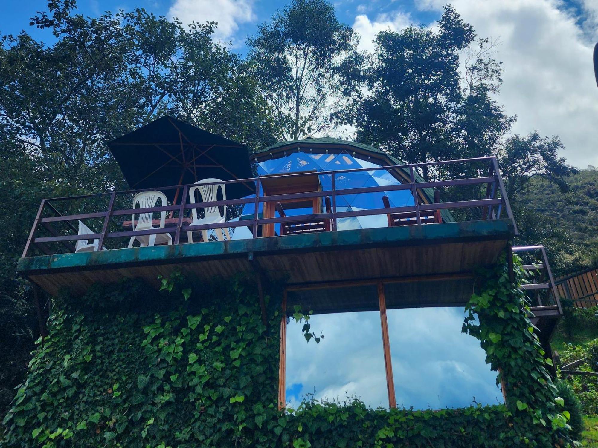 Glamping Sede Campestre Mirador De Pueblo Viejo Hotell Guatavita Eksteriør bilde
