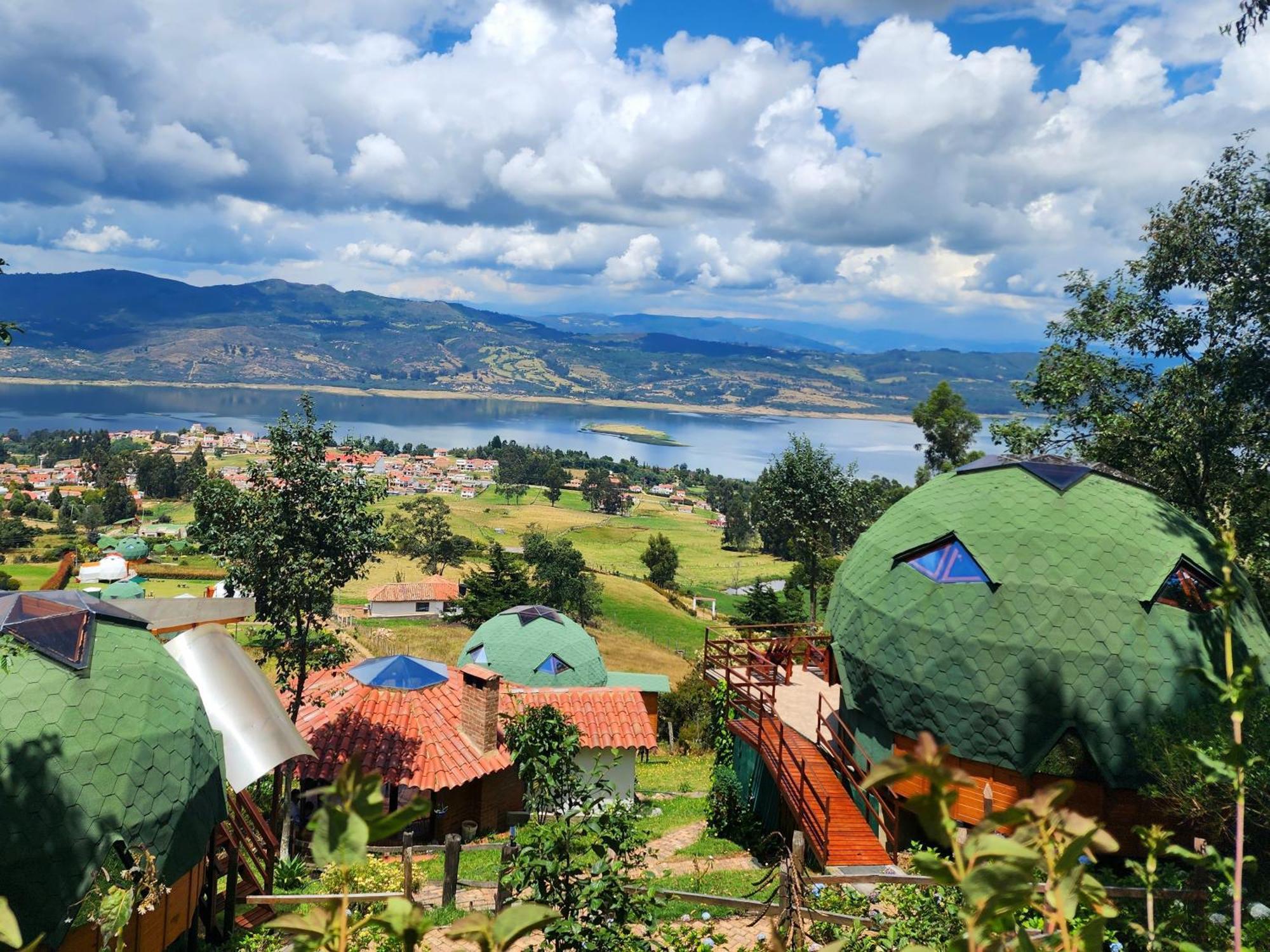 Glamping Sede Campestre Mirador De Pueblo Viejo Hotell Guatavita Eksteriør bilde